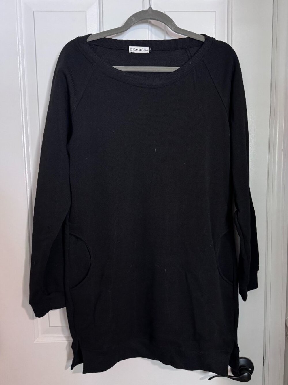 Z Avenue USA Sweatshirt Dress Size M